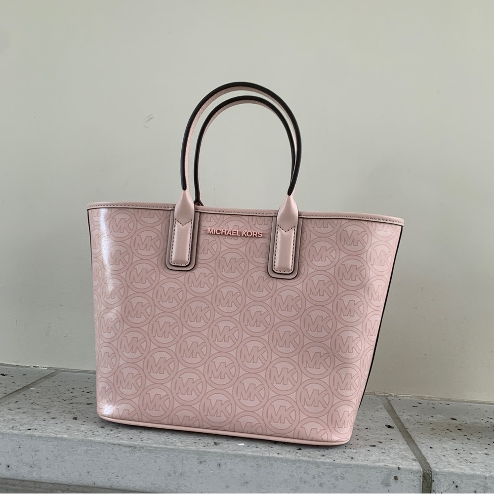 NWT Michael Kors Jodie Small Logo Jacquard Tote Bag